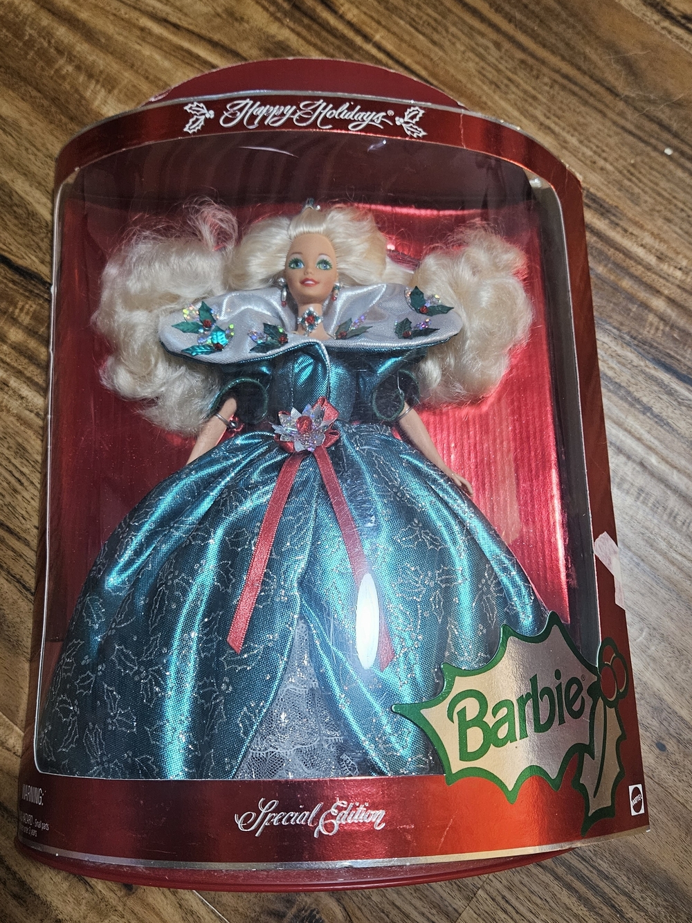 Barbie Teal & White Holiday Special Edition Doll